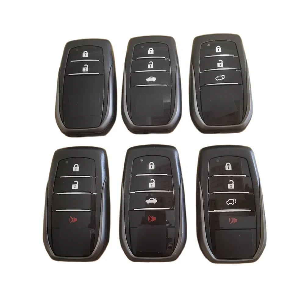 Obudowa kluczyka składanego z 2/3/4 przyciskami do Toyota Land Cruiser 2008-2023, Prado 150, LC200, LC150 - ulepszenie kluczyka zdalnego sterowania