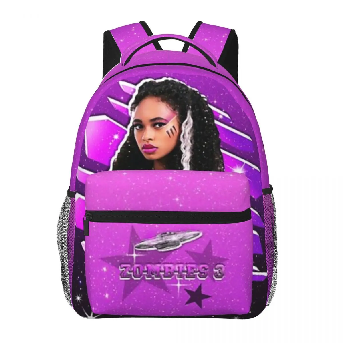 Zombies 3 Willa Super Purple Power Chandler For Girls Boys Large Capacity Student Backpack Lightweight waterproof Backpack 16in