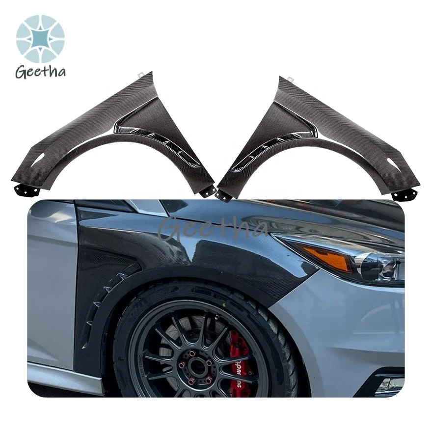 

For Carbon Fiber Vented Front Fender Fit for Ford 2016 2017 2018 Focus RS Hatchback