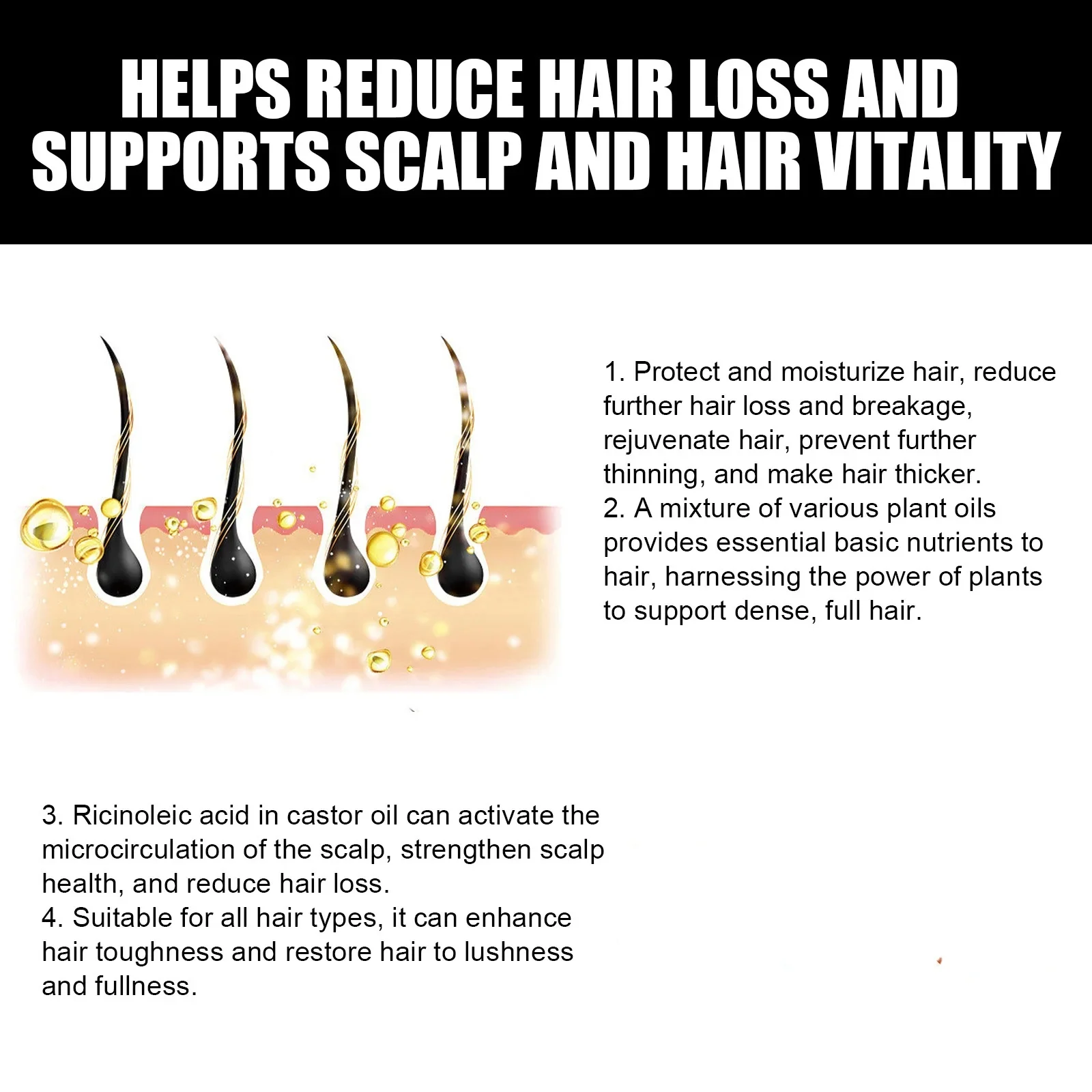 Rosemary Hair Care Serum Anti Hair Loss Repair Nourish Roots Prevent Dry Frizzy Alopecia Treatment Hair Growth Essential Oils