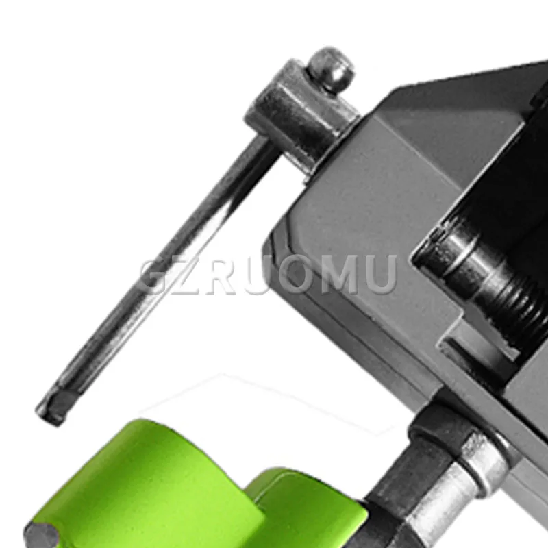 High Precision Universal Single Axis Aluminum Bench Vise 360° Rotation Multifunctional Fixture Fixing Tools Household Micro Vice