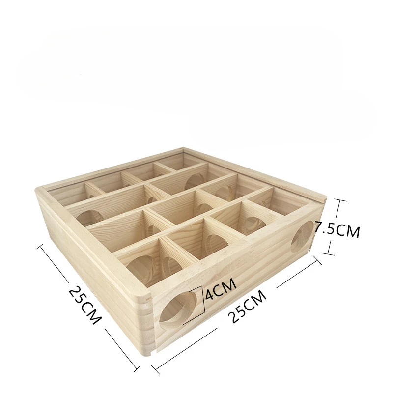 Hamster Cage Golden Wire Bear Toy Cage Special for Creating Scenery and Relieving Boredom Drilling Tunnels Maze To Avoid Nests