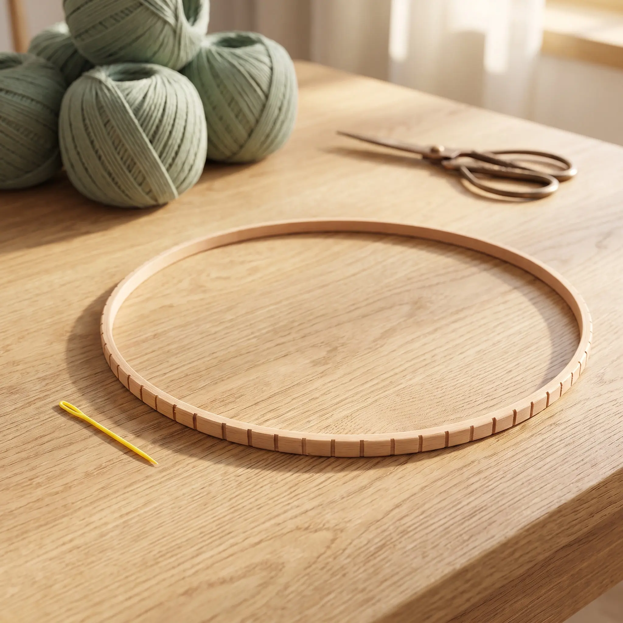 เครื่องทอผ้าไม้ทรงกลมขนาด 11 น - Loom Weaving Frame บทวิจารณ์และราคา