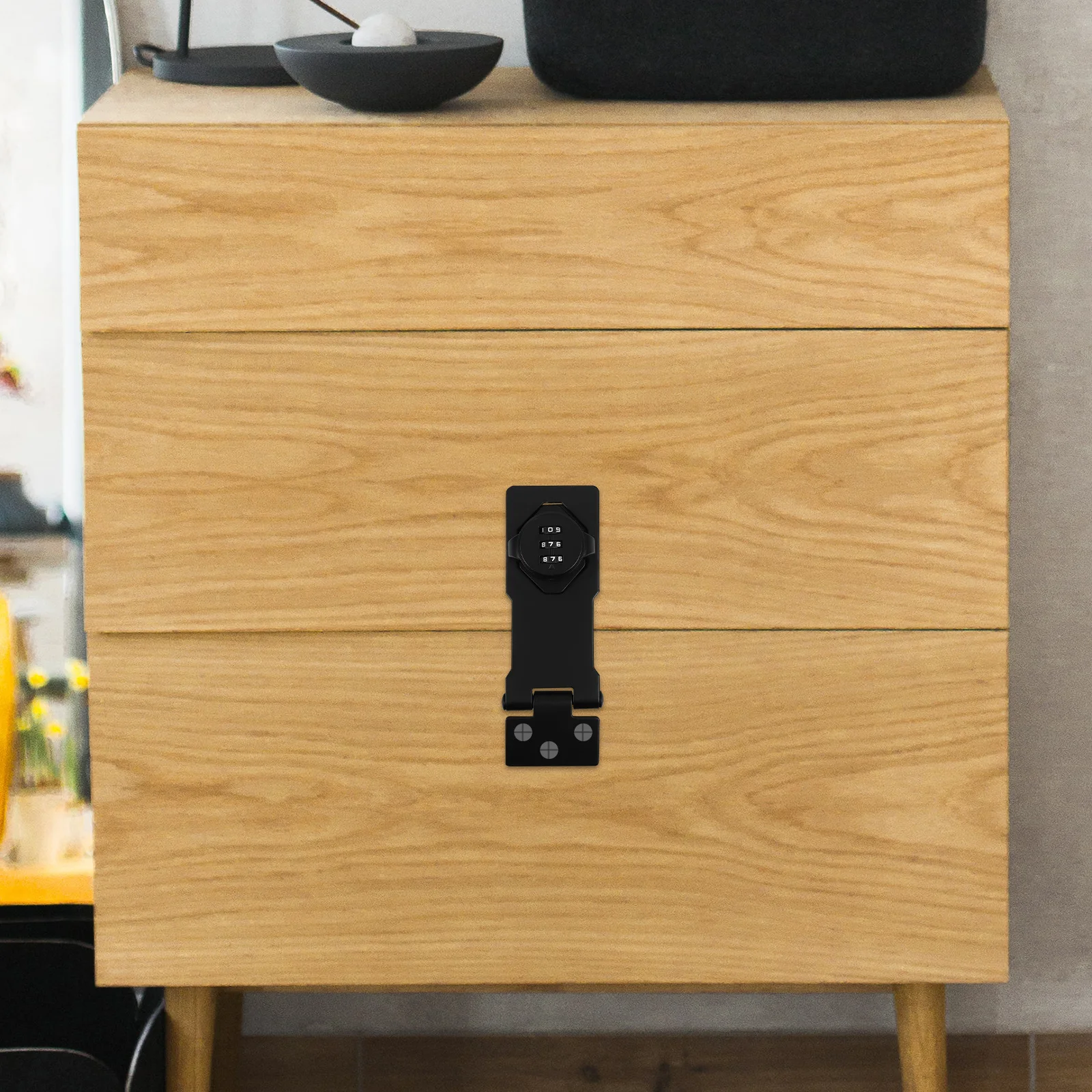 

1Set Cabinet Password Lock Durable Combination Lock for Drawers Offices Filing Cabinet Anti-Theft Mechanical Latch