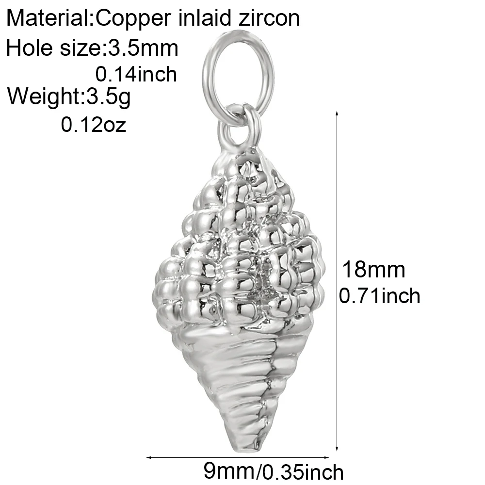 Starfish Shells Charm Jewelry DIY Accessories