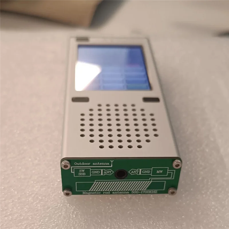 A45F-New ATS200 Aviation Band Radio FM SI4732+ESP32+Bluetooth+2.4 Inch Touch Display FM, AM, LSB, USB Multimode Reception