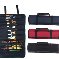 1PC Multi Pocket Oxford Cloth Car Repair Kit Bag Screwdriver Plier Wrench Roll Repairing Tool Storage Bags High Quality