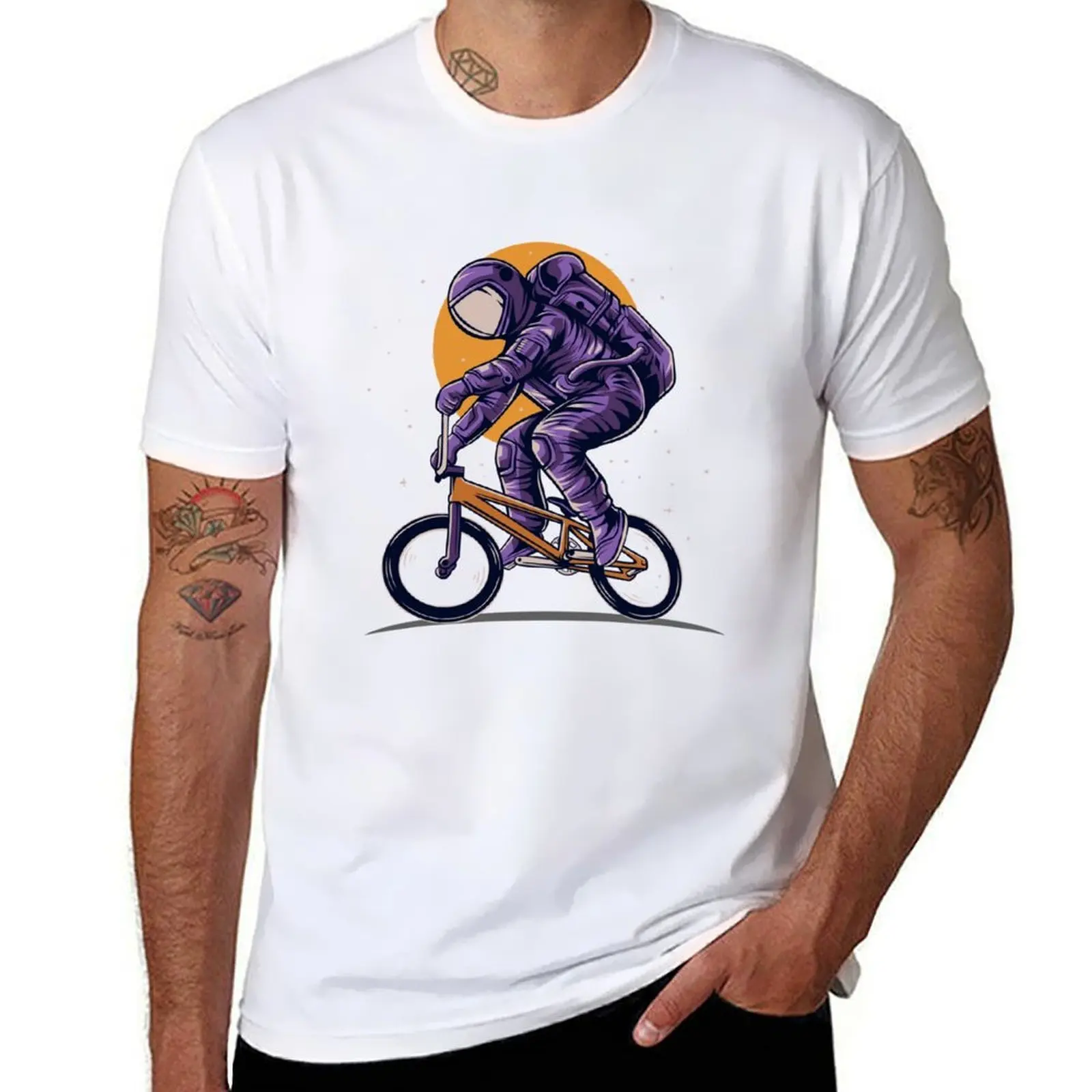

Galactic BMX T-Shirt t shirts for man graphic funny t shirts for man pack white T-Shirt