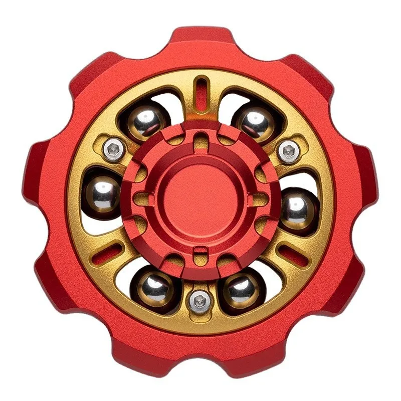 EDC Gear Metal Fidget Spinner Aviation Aluminum Hand Spinner Adult Fidget Toys Office Stress Relief Toy Creative Gifts