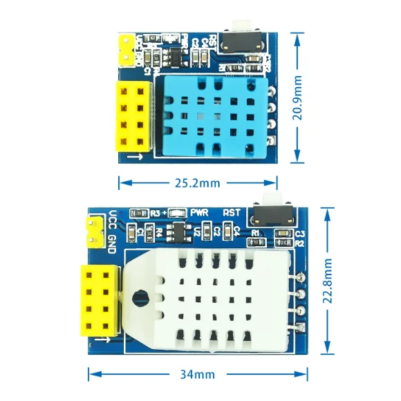 ESP8266 ESP-01 ESP-01S ESP01 DHT11 DHT22 AM2302 Digital Temperature and Humidity Sensor Wifi Module Relay Relay Smart Socket