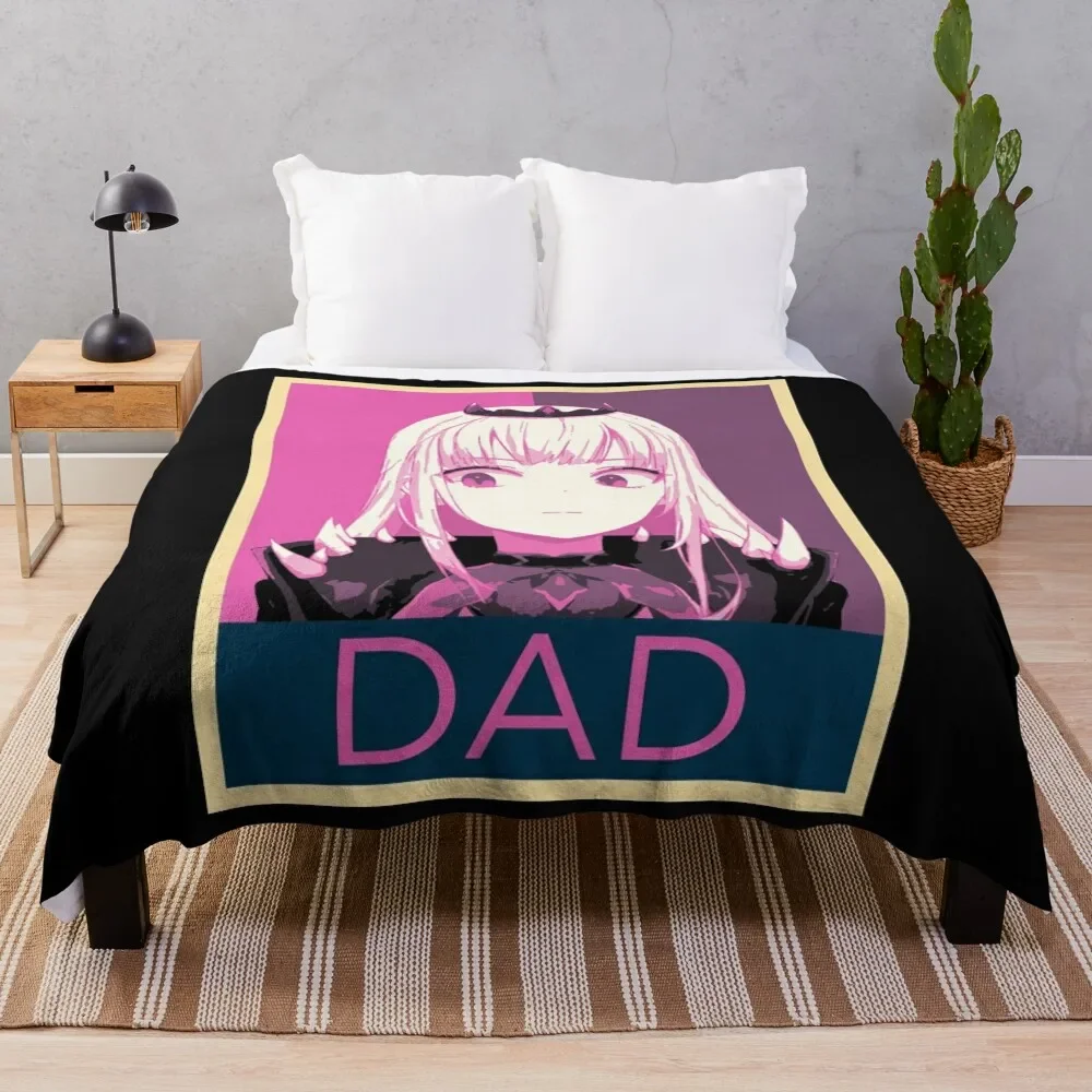 

Hololive EN Calliope Mori Dad Posterized Throw Blanket Soft Plush Blanket as Housewarming Gift