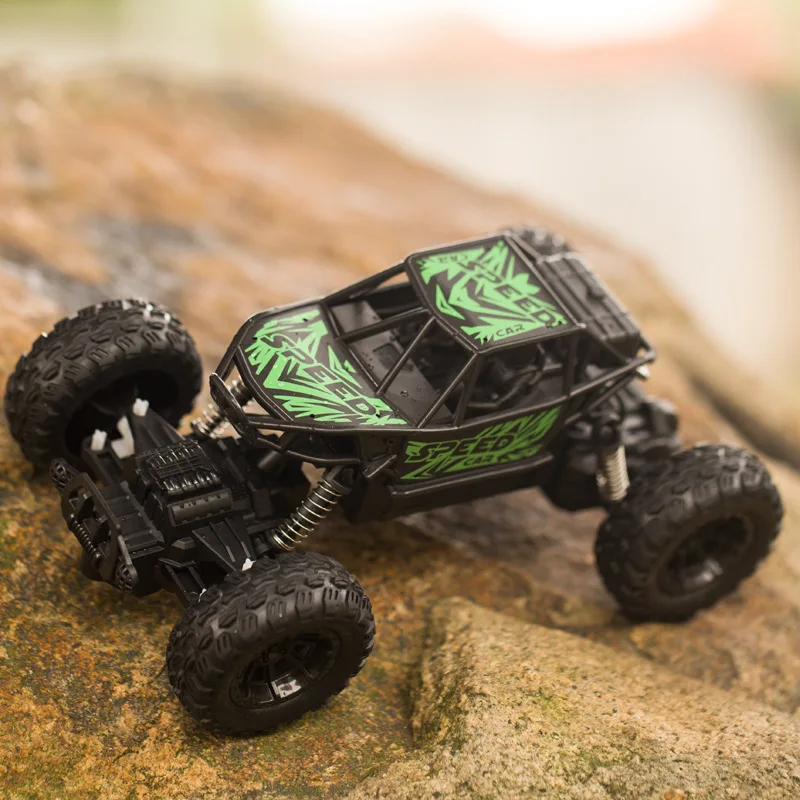 RC Four-way Off-road Climbing Car Remote Control Car Alloy Off-road Monster Car LED Light Drift Boy\'s Toy Racing Birthday Gift