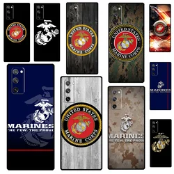 USMC Marine Corps Case For Samsung Galaxy S23 Ultra S21 S20 FE S8 S9 S10 Note 10 Plus Note 20 S22 Ultra Cover
