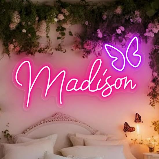 Custom Couple Name Neon Signs Personalized Neon Decoration Wedding Party Wall Art Bedroom Birthday Home Decoration Neon Gifts