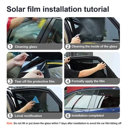 Pre-Cut Car Window Privacy Tint Film for Tesla Model 3 2020 2021 2022 2023 PVC Auto Sticker for Tesla Model 3 highland 2024