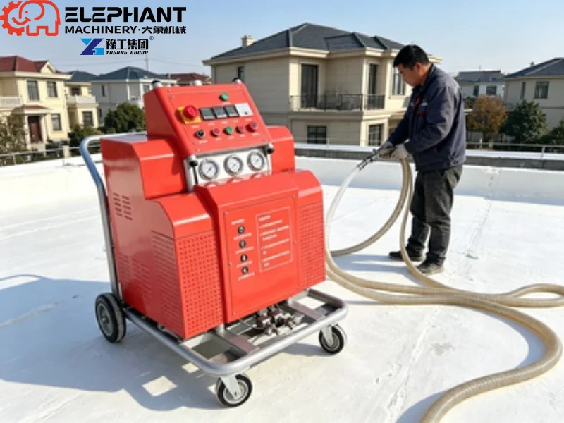 Polyurethane Foam Sprayer PU Spraying Equipment For Construction Thermal Insulation And Surface Waterproofing