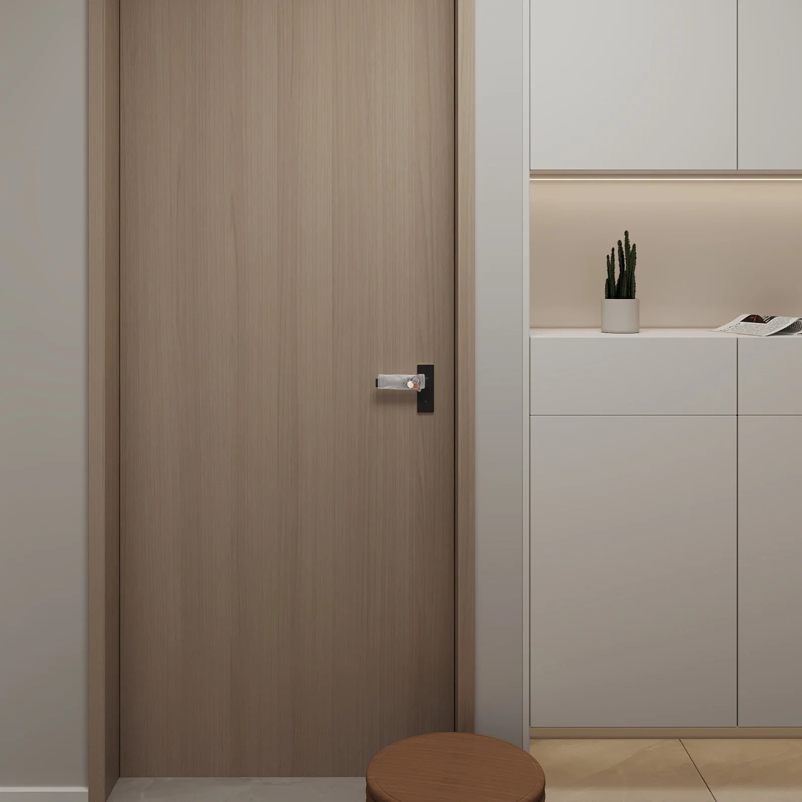 

Anti Collision Door Knob Cover Soft Fabric Comfortable Protection for Home Use Easy Install Door Handle Cloth Cover