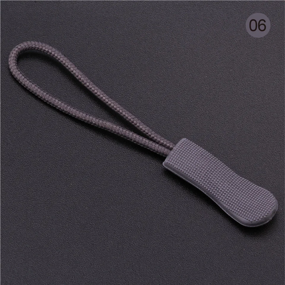 10pcs Colorful Zipper Puller Cord Zip Puller Replacement Ends Lock Zips Travel Bags Clip Buckle Sport Garment Parts, image 13