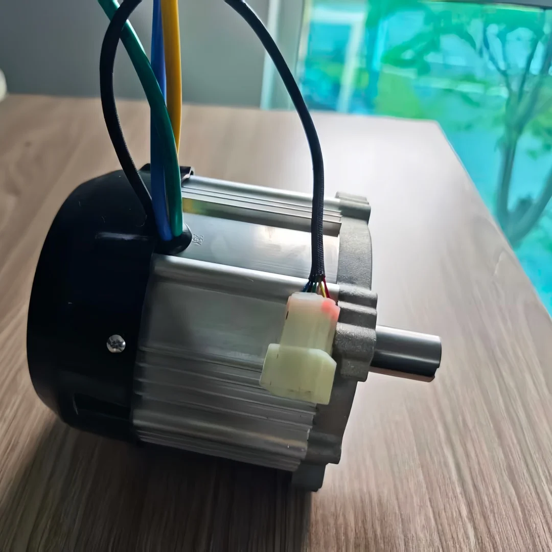 56V 2000W 4500RPM BLDC SPM-motor met Hall- en temperatuursensor voor grasmaaier