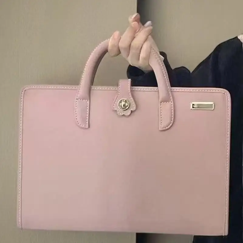 Borsa per computer e custodia protettiva per computer, borsa per laptop, stile da ragazzina rosa