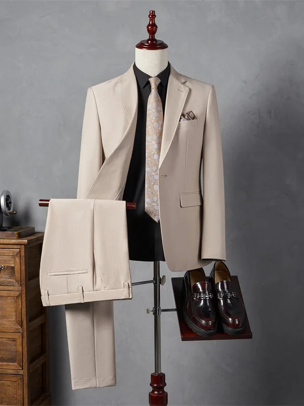 WLS New Wedding Suit for Men Slim and Handsome Groom