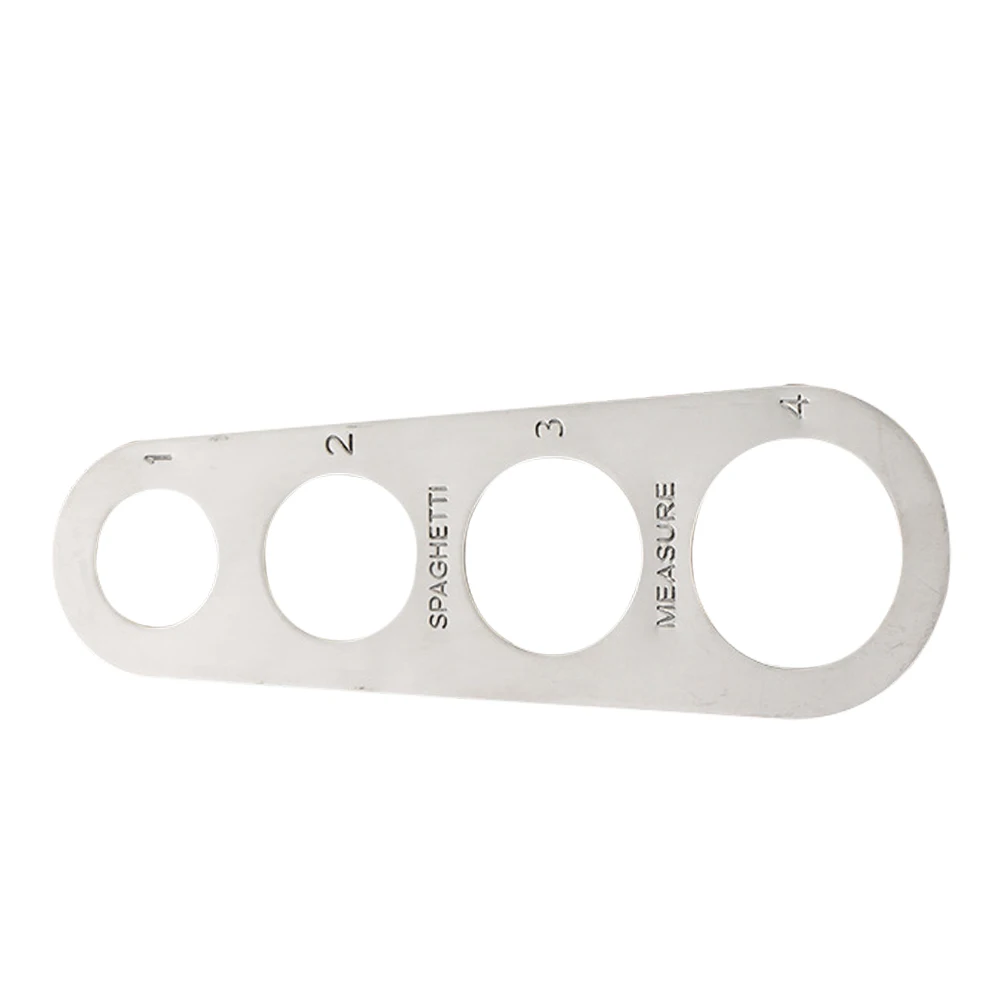 

Noodle Measuring Ruler Spaghetti Pasta Tool Stainless Steel Kitchen Gadget Compact Easy Clean Precise Portion Control Cook Serve