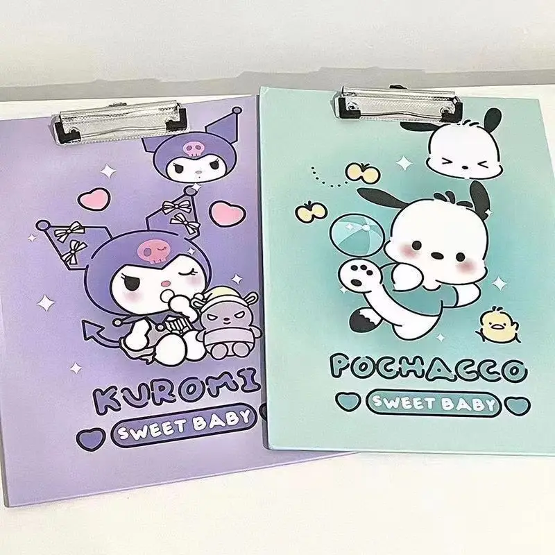 Sanrio A4 Cartoon High Appearance Level Cute Folder Folder Folder Paper Folder Multifunctional Writing Pad Book Pad For Students
