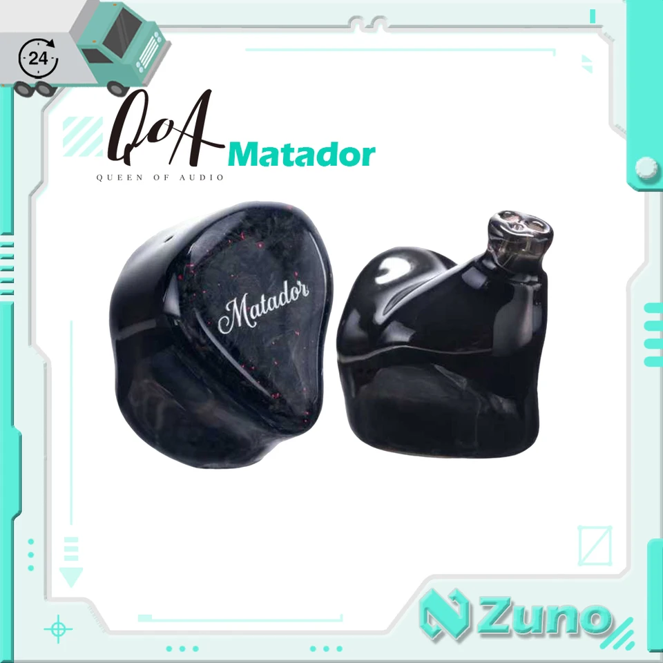 Zuno Choice】QoA Matador Wired Earphones Hifi 2DD+4BA In Ear