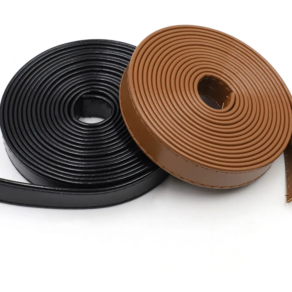 

1 Roll 3 Meters PU DIY Sewing Pouch Strip Accessories Double-side Hemming Strap for Sewing Bag Purse Supplies (L