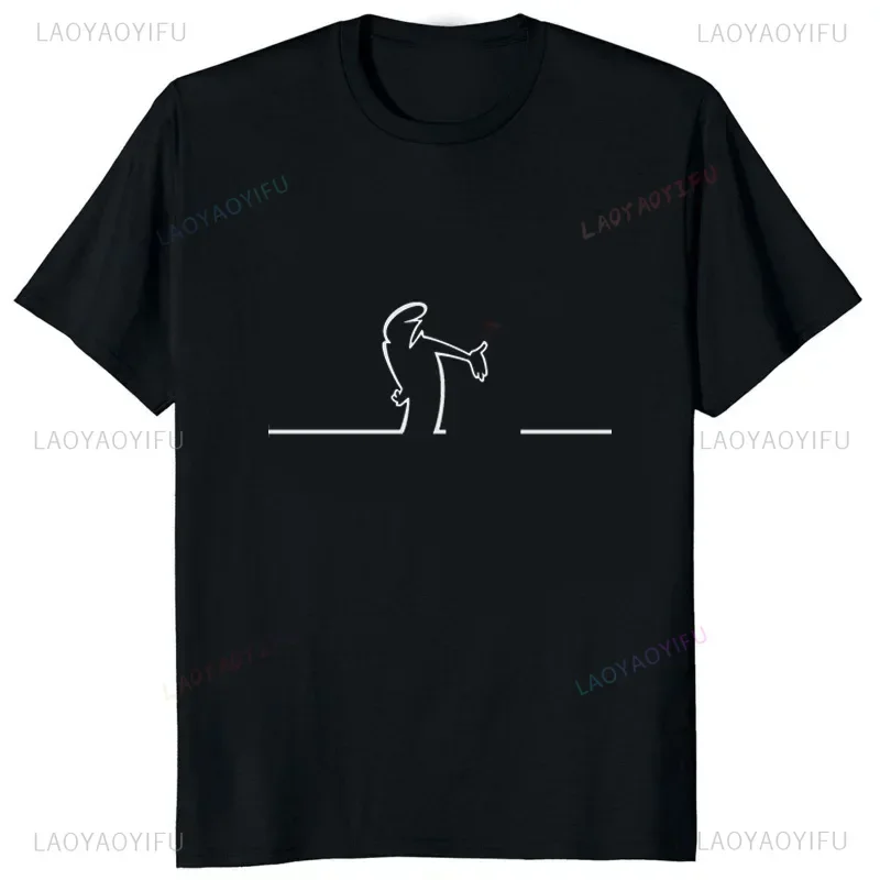 La Linea The Line Funny Printed Merry Christmas Tshirt Cotton Comfortable Hip Hop Streetwear Man T-shirt Y2k Hipster Women Tees image 3