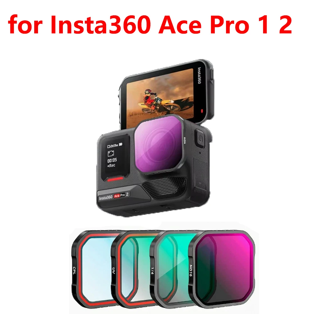 Objektivfilter für Insta360 Ace Pro 1 2 Kamera-Zubehör ND16/32/64 Filter-Set UV CPL Neutraldichte-Objektiv Schnellwechsel-Filter