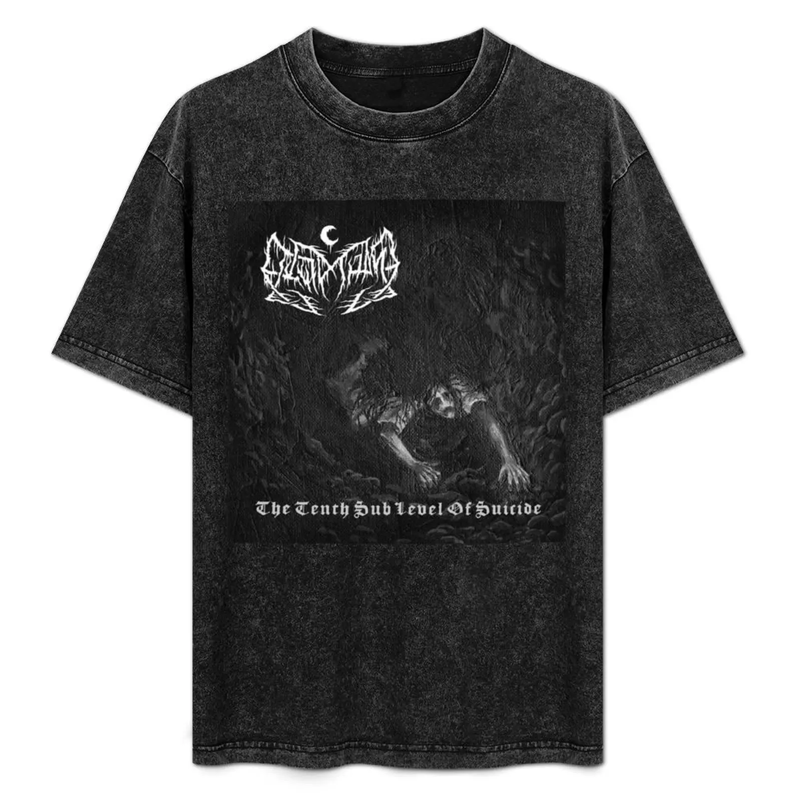 Leviathan - The Tenth Sub Level of Suicide album 2003 T-Shirt graphics funny t shirts for men