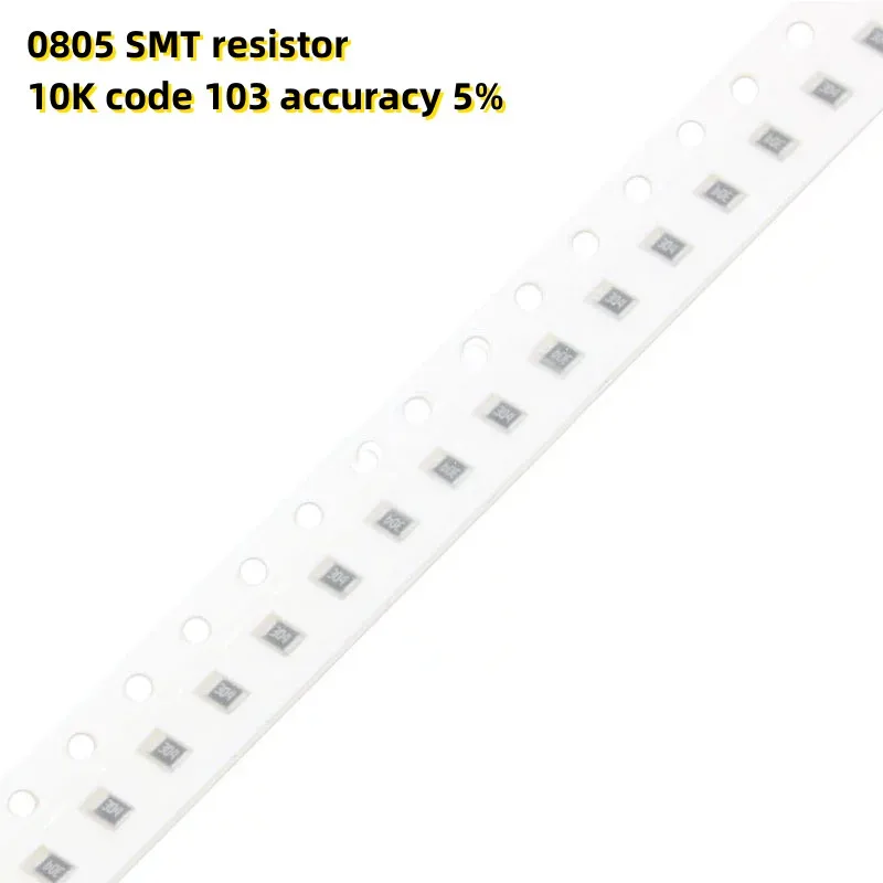 

1000pcs 0805 SMT resistor 10K code 103 accuracy 5%