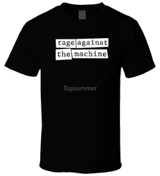 Rage Against The Machine 6 New Hot Sale Homens Negros T Shirt Algodão Tamanho S 3Xl Para O Homem Hipster O Pescoço Causal Cool Tops