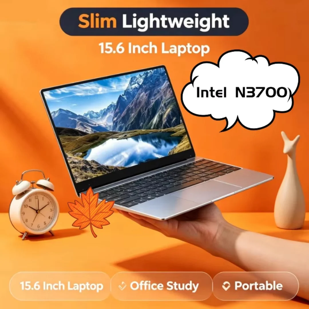 

Trendy Original 15.6" Laptop 120Hz Ultra-clear FHD IPS Screen Intel N3700 5000mAh 32GB/2TB SSD Backlit Keyboard