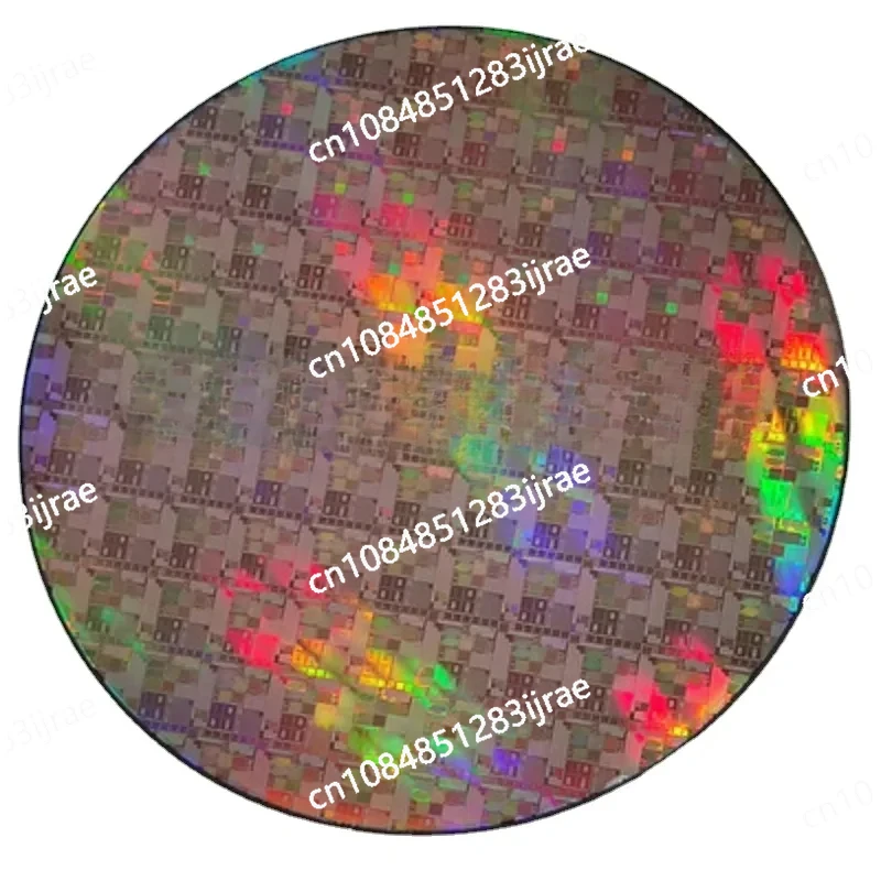 Silicon 12- 8- 6-Inch CPU Lithographic Circuit Semiconductor Wafer Teaching Chip