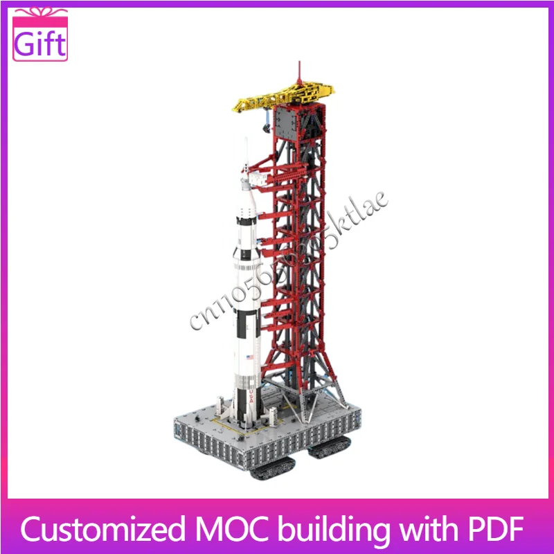 

Популярная 7706 шт. башня для запуска Сатурна, модель строительного блока, детская головоломка, сборка, строительные блоки, подарок на день рождения, фестиваль