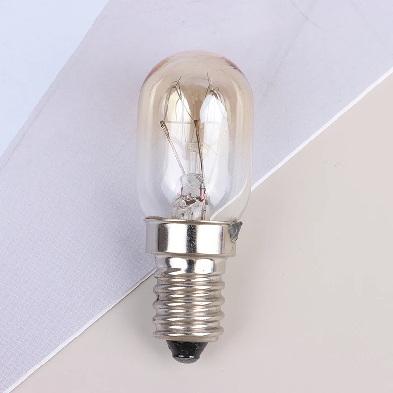 10/15/20/25W E14 Oven Light Bulb Halogen Oven Refrigerator Lamp High Temperature Resistant Safe Dryer Microwave Light Bulb DIY