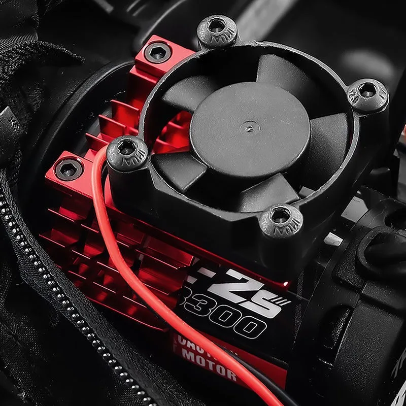 Zestaw podwójnych wentylatorów chłodzących do regulatora obrotów ESC Trxs VXL-3s, wysokowydajny radiator kompatybilny z Slash/Stampede 2wd