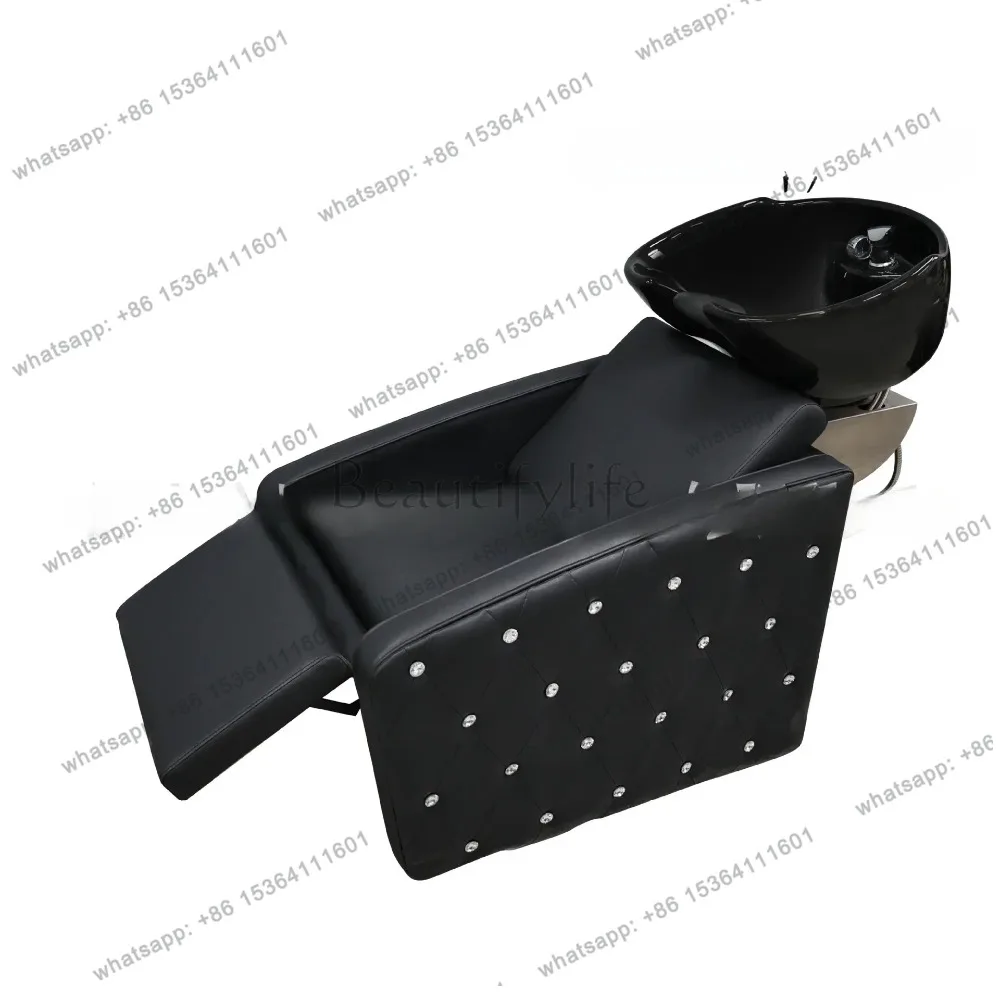 

FG10Shampoo bed Japanese barber shop hair flush bed New semi-reclining hair salon shampoo bed Electric