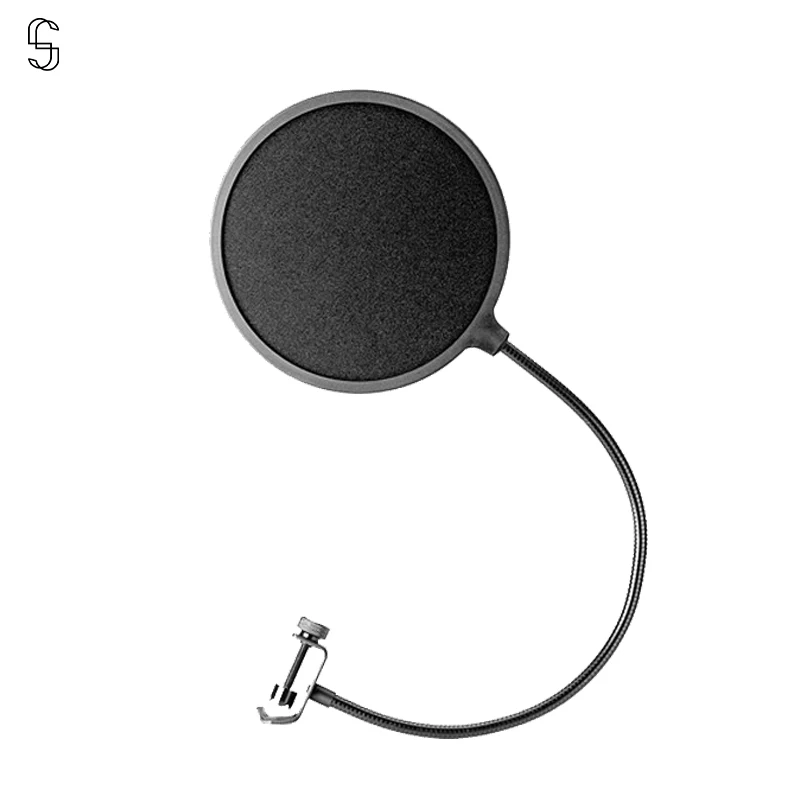 

Microphone Blowout Net Noise Reduction Windproof Sound Insulation Cover Live Podcast Recording Game Capacitor Microphone Bracket