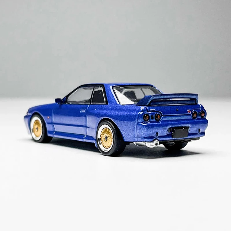 

POPRACE масштаб 1:64 GT-R32 Skyline Bayside сплав имитация модели автомобиля коллекция дисплей орнамент игрушка в подарок