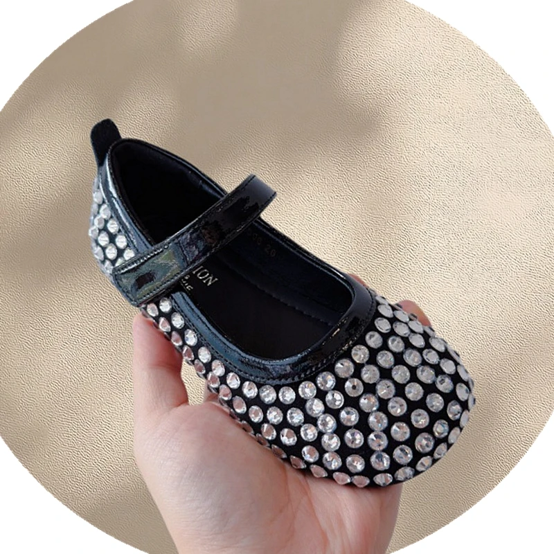 fashion-2025-girls-shoes-autumn-kids-fashion-bling-rhinestones-mary-jane-toddler-silver-dress-dance-ballet-princess-show-flats