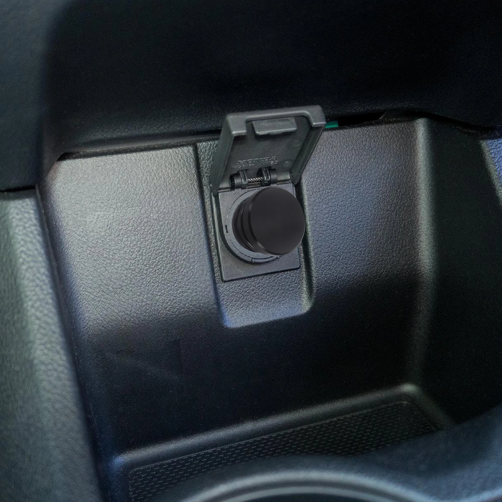 

2Pcs Cigarette Lighter Dust Plug Aluminum Alloy Car Socket Cover Cap Protection Automotive Supplies Replacement