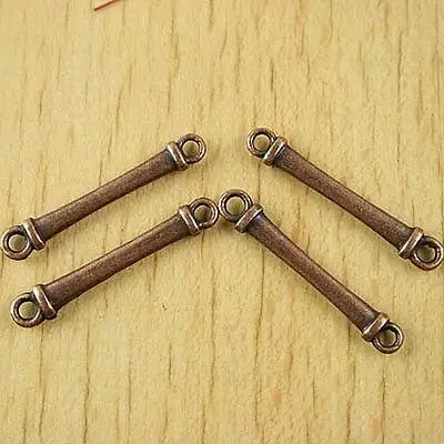 30pcs 31.3mm copper tone bar technics link connectors H1938