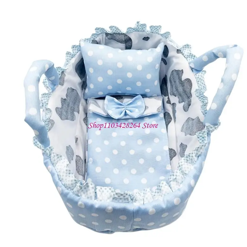  Essential 12 Inch Doll Bassinet Highlighting Bright Hues And Strong Stitching For Kids