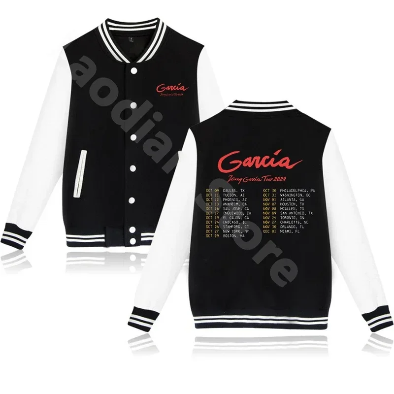 

Kany Garcia Tour 2024 Baseball Jacket Fashion Longsleeve Women Men Streetwear Jackets Harajuku Baseball Uniform Vintage Clothes