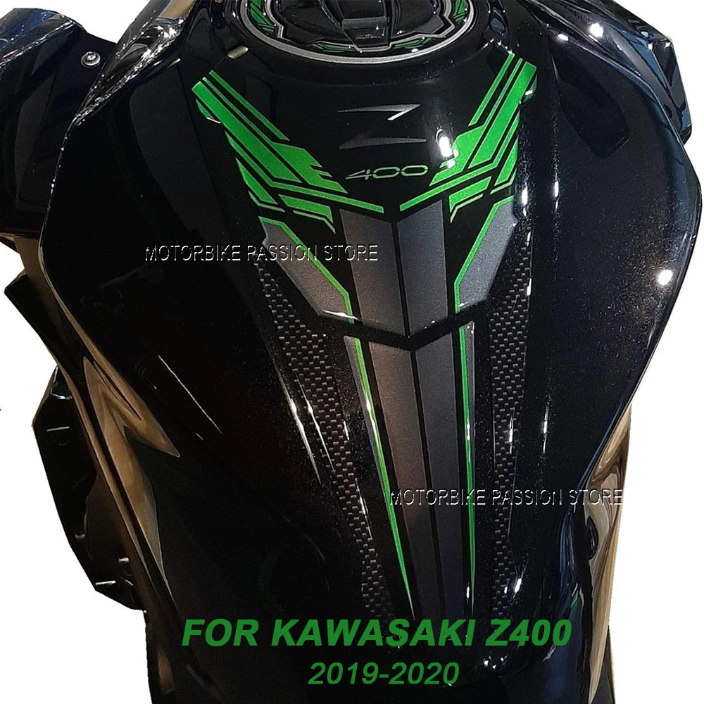 

For Kawasaki Z400 KAWASAKI Z400 Motorcycle Accessories Side Footrest Protective Sticker Epoxy Resin Sticker Gel 3D 2019-2020