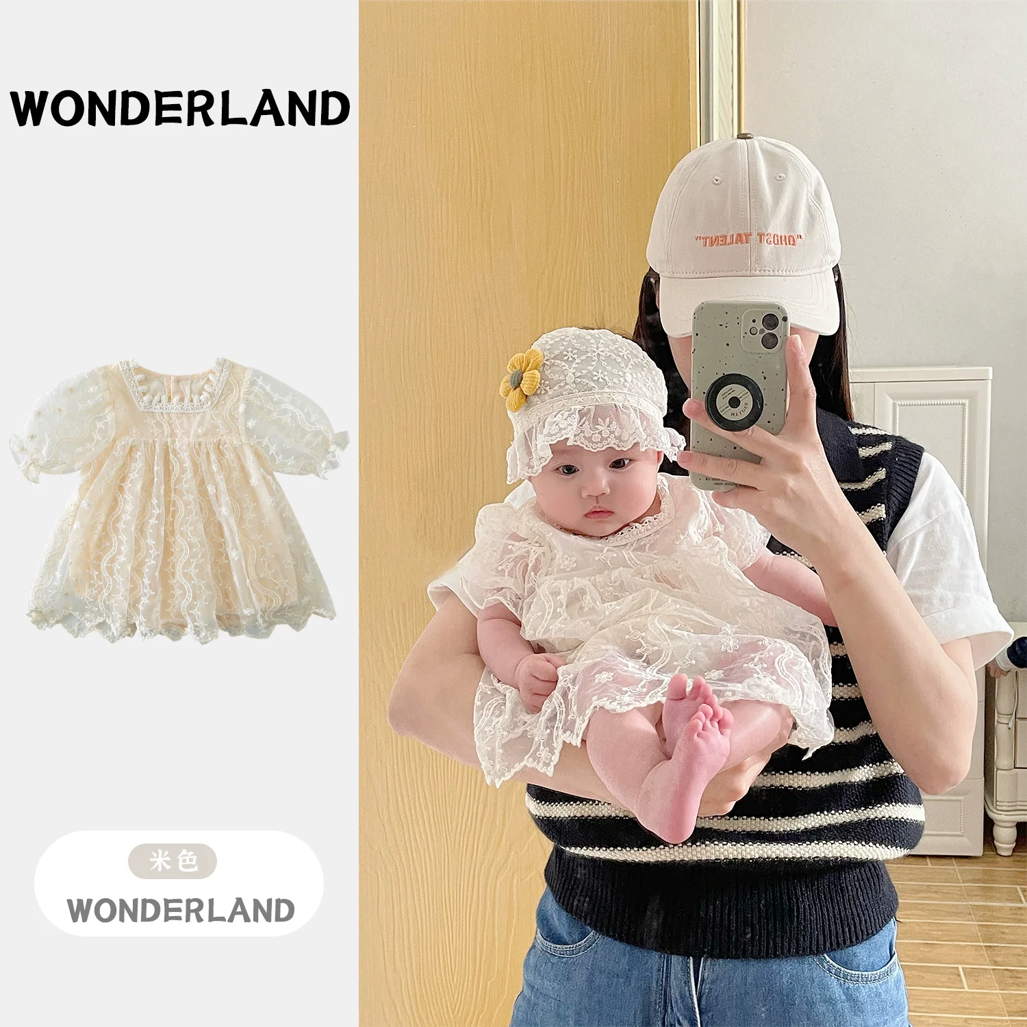 Vêtements d'été pour bébés filles, robes et barboteuse de Style princesse, tenues formelles pour nourrissons, cadeau de noël pour poupées Reborn