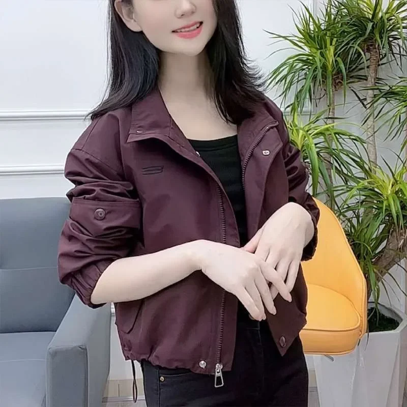 سترة جديدة غير رسمية متعددة الاستخدامات بتصميم قصير للنساء لربيع وخريف 2025 #5